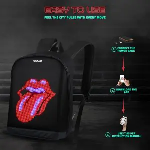 Hookaba Urban Buzz Backpack Black 