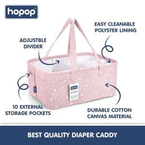 Hopop Premium Baby Diaper Caddy