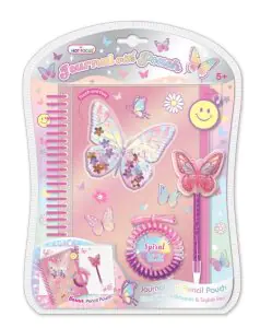 Hot Focus Butterfly Journal with Pencil Pouch