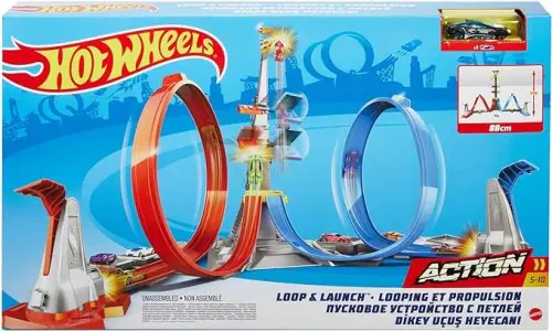 Hot Wheels Loop & Launch Track Set GRW39