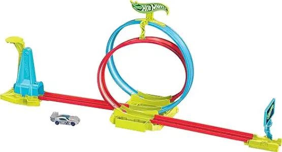 Hot Wheels Neon Speeders Laser Stunt Slamway Track Set HPC05