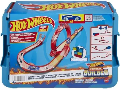 Hot Wheels Track Builder Flame Stunt Pack HMC04