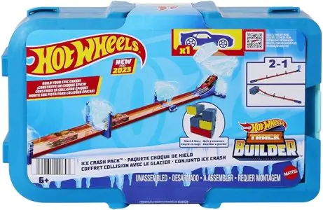 Hot Wheels Track Builder Ice Crash Pack HKX40