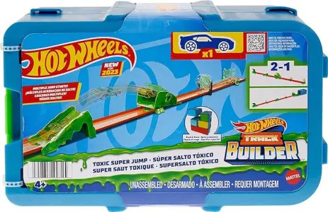 Hot Wheels Track Builder Toxic Super Jump HKX47