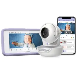 Hubble Nursery Pal Premium 5" Smart HD Baby Monitor with Touch Screen Viewer