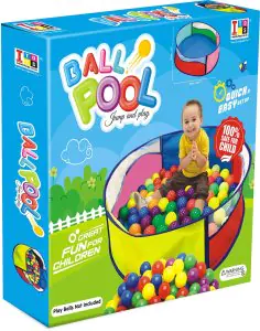 IToys Ball Pool Jump And Play with 64 Balls