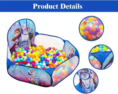 IToys Frozen 2 Activity Ball Pool Basket Ball with 50 Balls