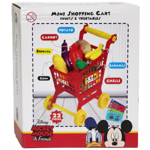IToys Mini Shopping Cart Toy Mickey Mouse