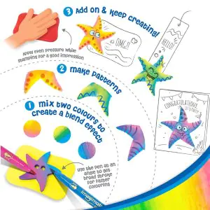 Imagi Make Stamp Art Ocean SA03