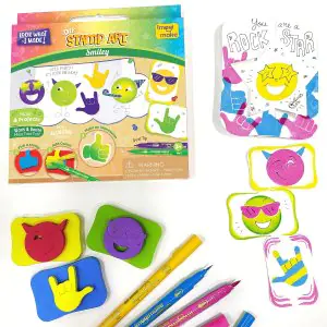 Imagi Make Stamp Art Smiley SA05