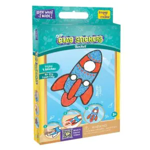 Imagi Make clay Stickers Rocket