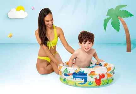Intex Beach Buddies 3 Ring Baby Pool-57106