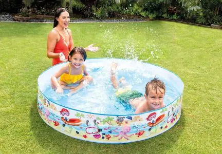 Intex Snapset® Fun at the Beach Kiddie Pool 56451 - 5' x 10"