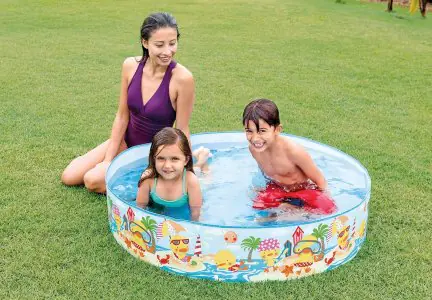 Intex Snapset® Snorkel Fun Kiddie Pool 58477 - 4' x 10"