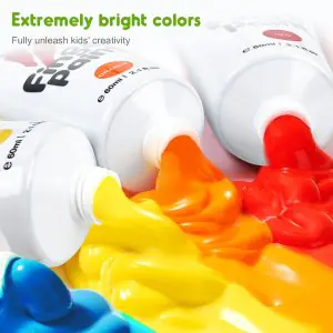 Jar Melo Finger Paint 12 Colors JA91418