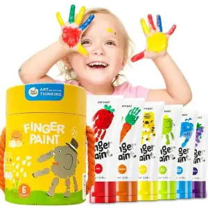 Jar Melo Finger Paint 6 Colors JA91142