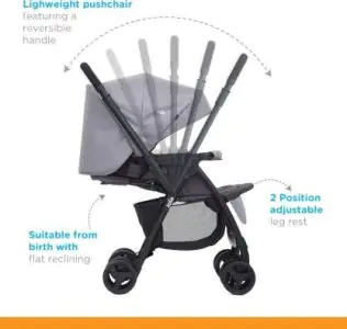 Joie Mirus Stroller Dark Pewter