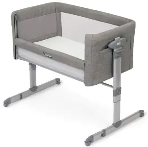 Joie Roomie Glide Bedside Crib Gray