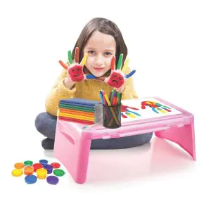 Joyo Princess Printed Study Table With Storage