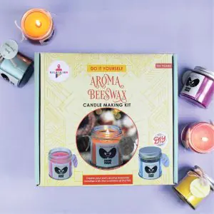 Kalakaram DIY Aroma Beeswax Candle Making Kit