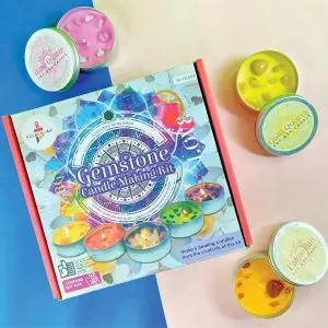 Kalakaram DIY Gemstone Candle Making Kit