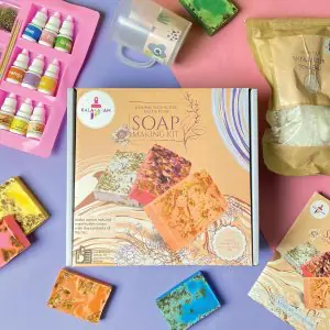 Kalakaram DIY Melt & Pour Shea Butter Soap Making Kit