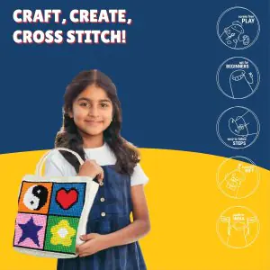 Kalakaram Make Your Own Cross Stitch Bag