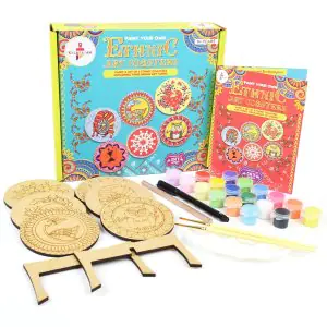 Kalakaram PYO Ethnic Art Coasters Kit