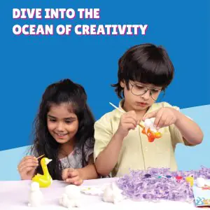 Kalakaram Paint Your Own Sea World figurines
