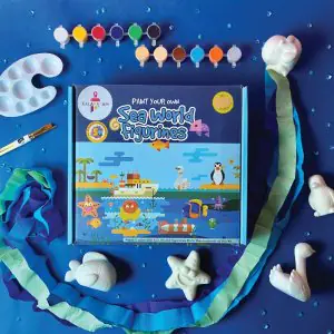 Kalakaram Paint Your Own Sea World figurines