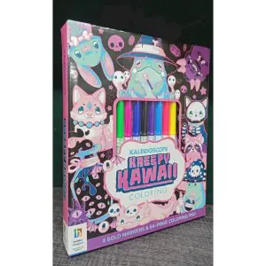 Kaleidoscope Coloring Kreepy Kawaii