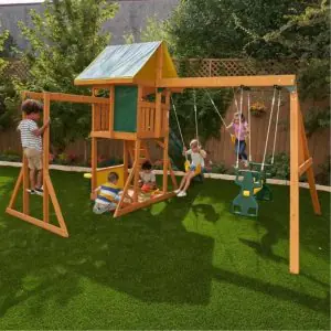 KidKraft Brookridge Climbing Swing Set
