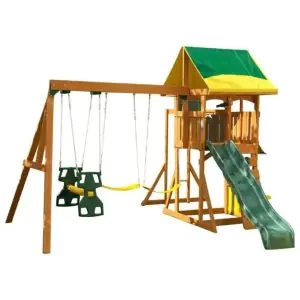 KidKraft Brookridge Climbing Swing Set