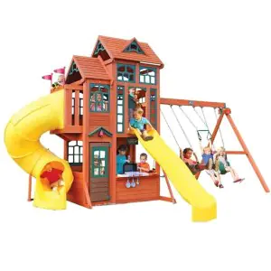 KidKraft Canyon Ridge Climbing Swing Set