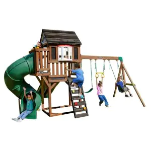 KidKraft Timberlake Climbing Swing Set