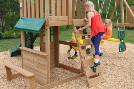 KidKraft Windale Climbing Swing Set