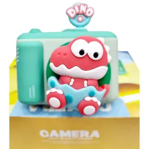 Kids Dinosaur Digital Camera With Tripod Green Color XL-890-4