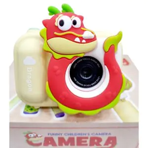 Kids Dragon Funny Children's Camera With Tripod Yellow Color XL-890-5