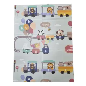 Kids Foldable Reversible Mat Train