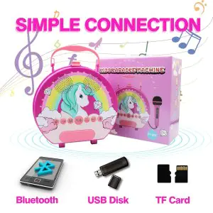Kids Karaoke Machine with 2 Microphones