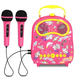 Kids Karaoke Machine with 2 Microphones
