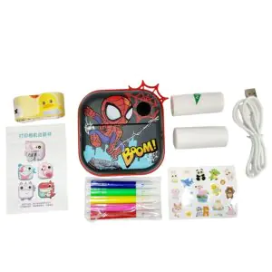 Kids Spidey Digital Camera Print Grey Color M5-S - Grey Color