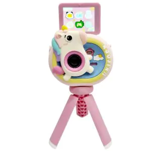 Kids Unicorn Digital Camera With Tripod Pink Color XL-710