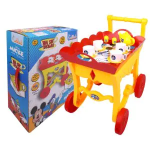 Kriddaank Disney Mickey Mouse Tea Set Trolley