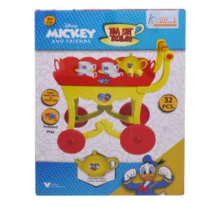 Kriddaank Disney Mickey Mouse Tea Set Trolley