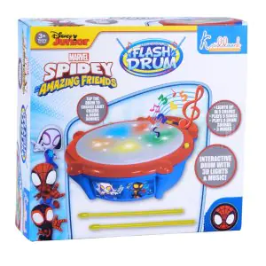 Kriddaank Disney Spiderman Flash Drum