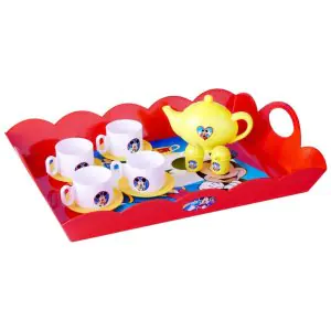 Kriiddaank Mickey Tea Set with Tray (12Pieces)