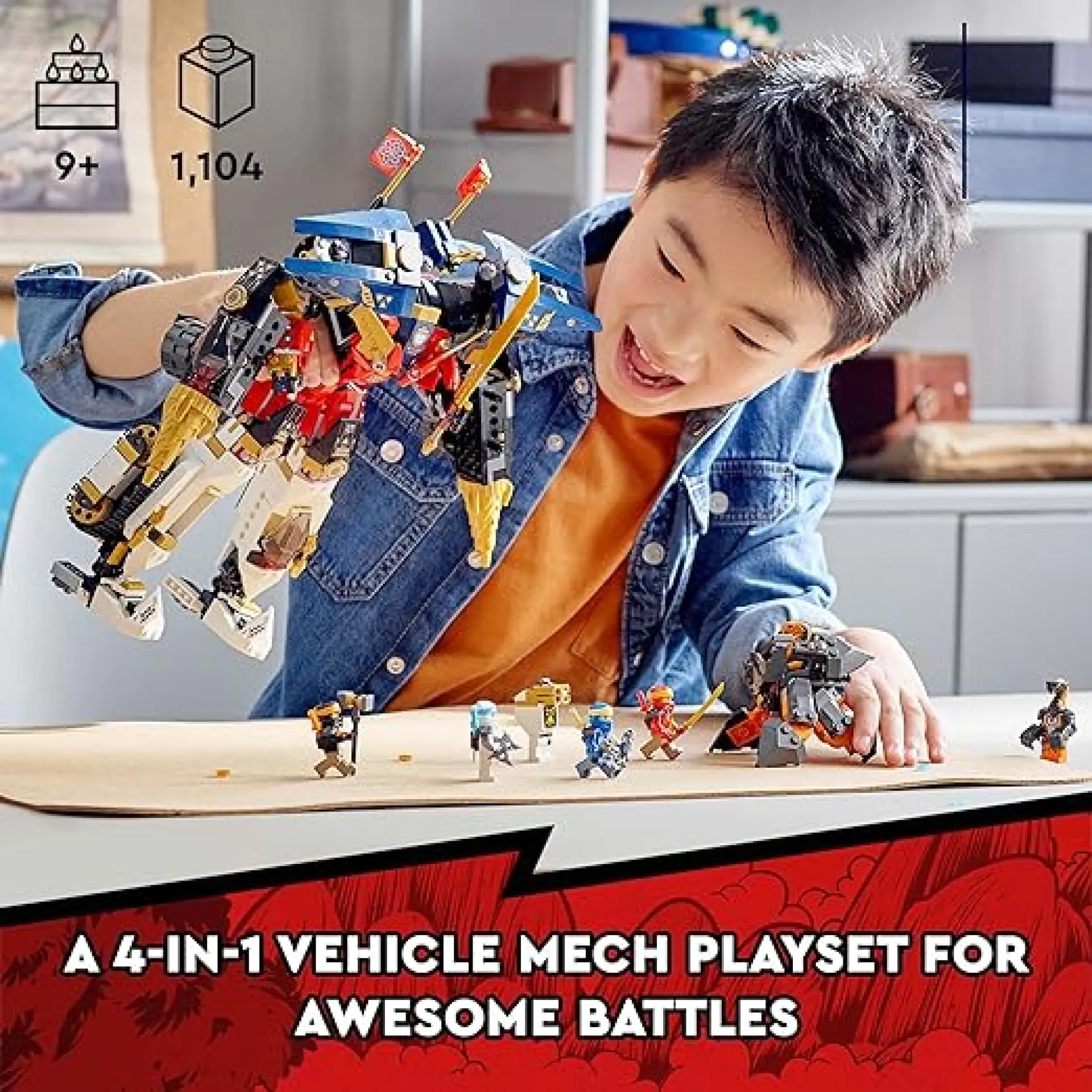 Lego 71765 Ninja Ultra Combo Mech - Best Gifts for Kids