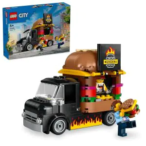 Lego City Burger Truck Toy Building Set 60404 (194 Pieces)