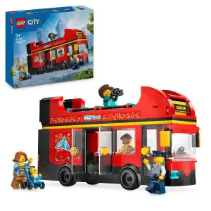 Lego City Red Double-Decker Sightseeing Bus 60407 (384 Pieces)